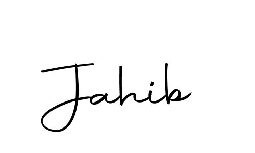 The best way (Autography-DOLnW) to make a short signature is to pick only two or three words in your name. The name Jahib include a total of six letters. For converting this name. Jahib signature style 10 images and pictures png