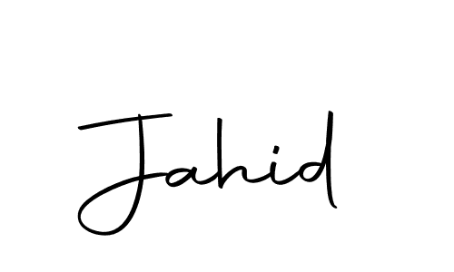 if you are searching for the best signature style for your name Jahid. so please give up your signature search. here we have designed multiple signature styles  using Autography-DOLnW. Jahid signature style 10 images and pictures png