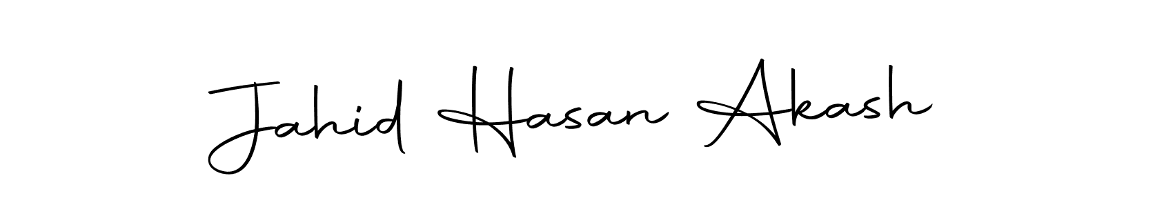 Similarly Autography-DOLnW is the best handwritten signature design. Signature creator online .You can use it as an online autograph creator for name Jahid Hasan Akash. Jahid Hasan Akash signature style 10 images and pictures png