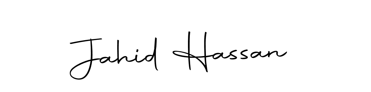 Design your own signature with our free online signature maker. With this signature software, you can create a handwritten (Autography-DOLnW) signature for name Jahid Hassan. Jahid Hassan signature style 10 images and pictures png