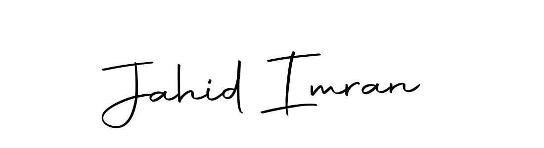 You should practise on your own different ways (Autography-DOLnW) to write your name (Jahid Imran) in signature. don't let someone else do it for you. Jahid Imran signature style 10 images and pictures png