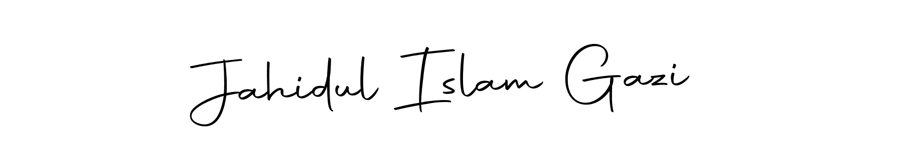 Make a beautiful signature design for name Jahidul Islam Gazi. Use this online signature maker to create a handwritten signature for free. Jahidul Islam Gazi signature style 10 images and pictures png