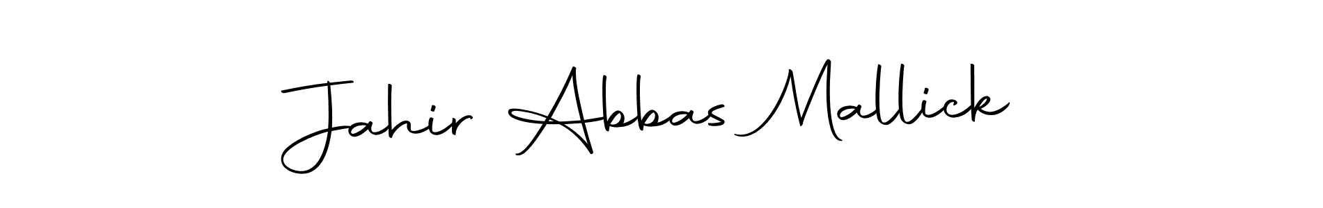 Design your own signature with our free online signature maker. With this signature software, you can create a handwritten (Autography-DOLnW) signature for name Jahir Abbas Mallick. Jahir Abbas Mallick signature style 10 images and pictures png