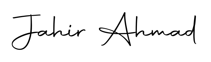 Transform the name Jahir Ahmad into a signature masterpiece using Autography-DOLnW font. Ideal for photographers, artists, and creators looking for watermarks. Jahir Ahmad signature style 10 images and pictures png
