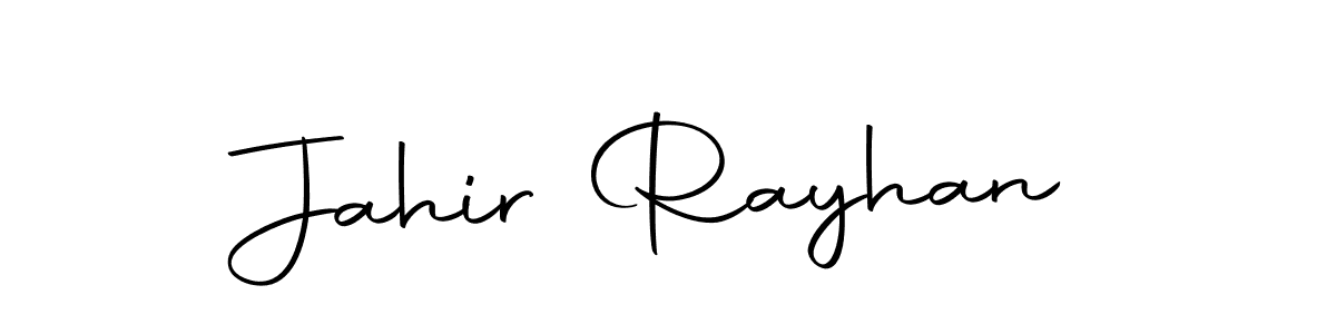 Create a beautiful signature design for name Jahir Rayhan. With this signature (Autography-DOLnW) fonts, you can make a handwritten signature for free. Jahir Rayhan signature style 10 images and pictures png