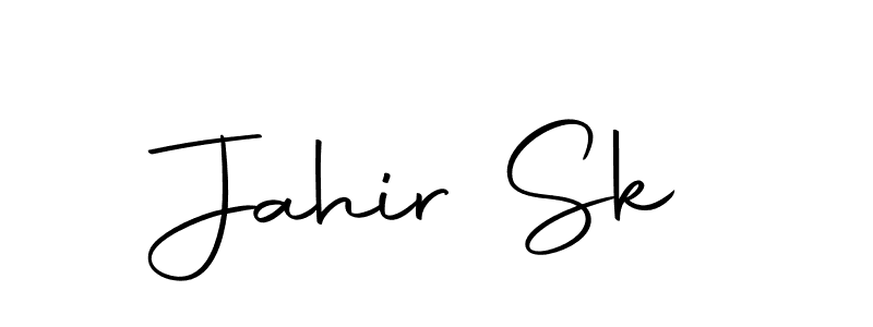 The best way (Autography-DOLnW) to make a short signature is to pick only two or three words in your name. The name Jahir Sk include a total of six letters. For converting this name. Jahir Sk signature style 10 images and pictures png