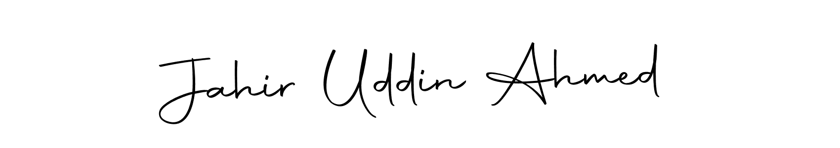 Make a beautiful signature design for name Jahir Uddin Ahmed. Use this online signature maker to create a handwritten signature for free. Jahir Uddin Ahmed signature style 10 images and pictures png
