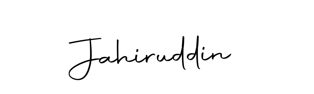 Create a beautiful signature design for name Jahiruddin. With this signature (Autography-DOLnW) fonts, you can make a handwritten signature for free. Jahiruddin signature style 10 images and pictures png