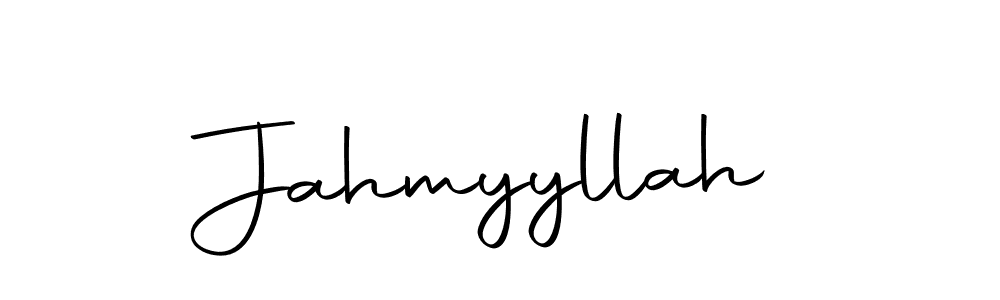 Make a beautiful signature design for name Jahmyyllah. With this signature (Autography-DOLnW) style, you can create a handwritten signature for free. Jahmyyllah signature style 10 images and pictures png