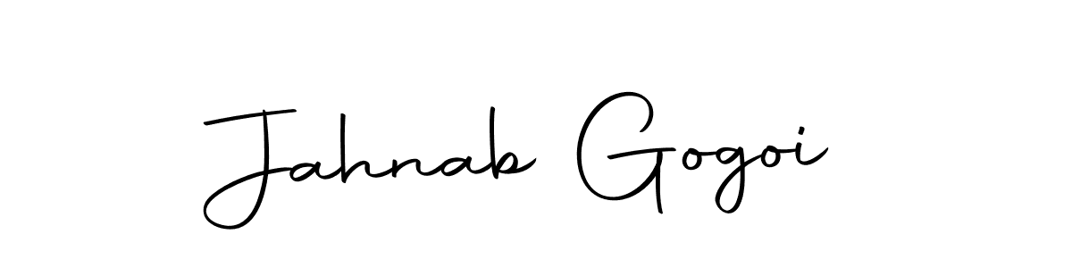 Use a signature maker to create a handwritten signature online. With this signature software, you can design (Autography-DOLnW) your own signature for name Jahnab Gogoi. Jahnab Gogoi signature style 10 images and pictures png