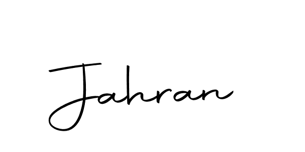 Design your own signature with our free online signature maker. With this signature software, you can create a handwritten (Autography-DOLnW) signature for name Jahran. Jahran signature style 10 images and pictures png