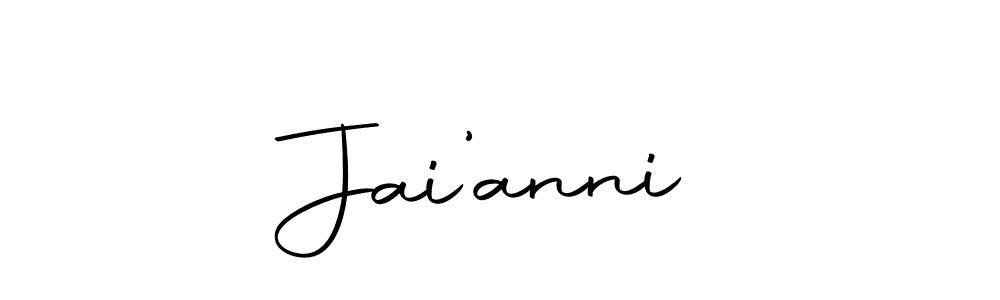 How to make Jai’anni name signature. Use Autography-DOLnW style for creating short signs online. This is the latest handwritten sign. Jai’anni signature style 10 images and pictures png
