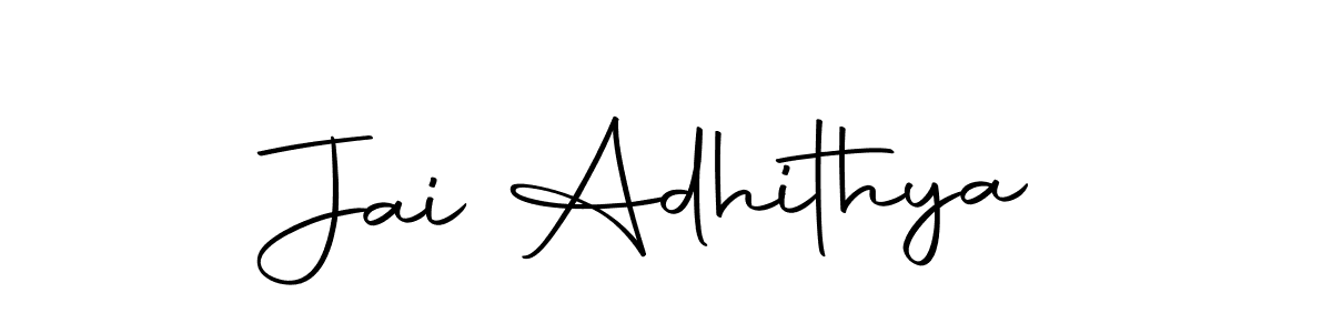 How to make Jai Adhithya name signature. Use Autography-DOLnW style for creating short signs online. This is the latest handwritten sign. Jai Adhithya signature style 10 images and pictures png