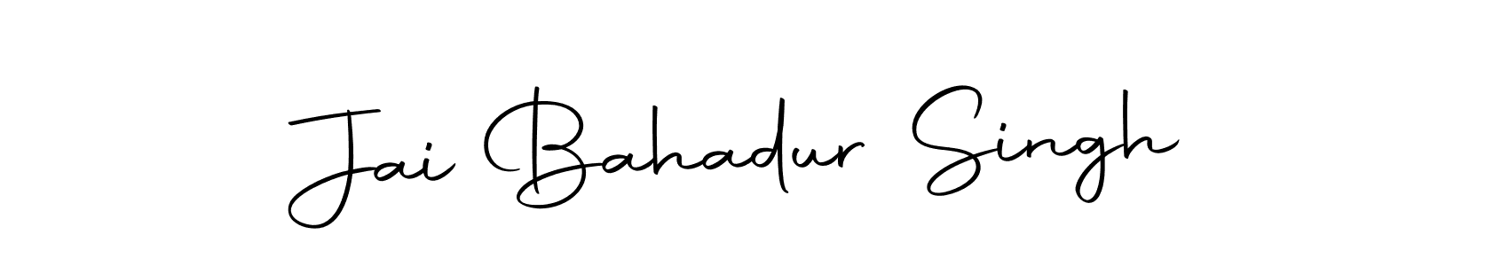 Design your own signature with our free online signature maker. With this signature software, you can create a handwritten (Autography-DOLnW) signature for name Jai Bahadur Singh. Jai Bahadur Singh signature style 10 images and pictures png