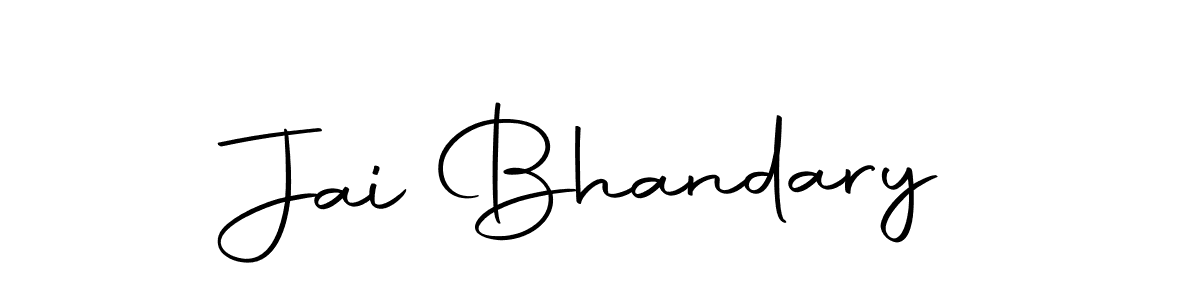 Make a beautiful signature design for name Jai Bhandary. With this signature (Autography-DOLnW) style, you can create a handwritten signature for free. Jai Bhandary signature style 10 images and pictures png