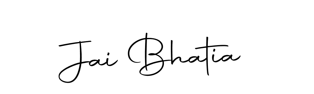 You should practise on your own different ways (Autography-DOLnW) to write your name (Jai Bhatia) in signature. don't let someone else do it for you. Jai Bhatia signature style 10 images and pictures png