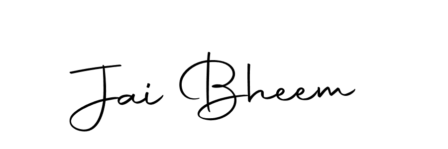 Use a signature maker to create a handwritten signature online. With this signature software, you can design (Autography-DOLnW) your own signature for name Jai Bheem. Jai Bheem signature style 10 images and pictures png