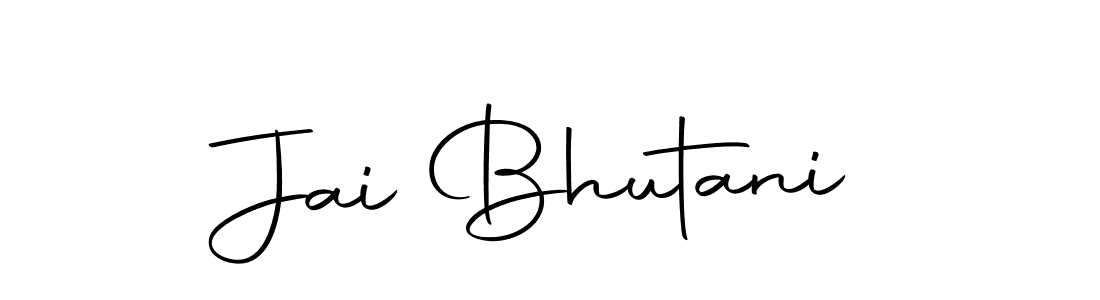 Design your own signature with our free online signature maker. With this signature software, you can create a handwritten (Autography-DOLnW) signature for name Jai Bhutani. Jai Bhutani signature style 10 images and pictures png