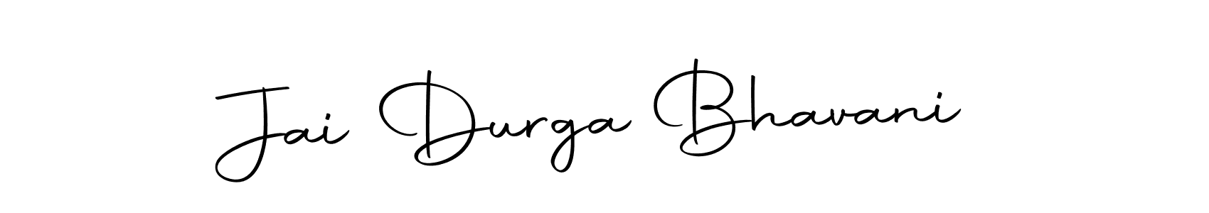 Design your own signature with our free online signature maker. With this signature software, you can create a handwritten (Autography-DOLnW) signature for name Jai Durga Bhavani. Jai Durga Bhavani signature style 10 images and pictures png