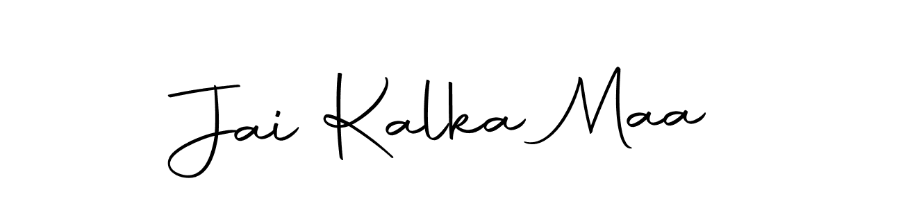You should practise on your own different ways (Autography-DOLnW) to write your name (Jai Kalka Maa) in signature. don't let someone else do it for you. Jai Kalka Maa signature style 10 images and pictures png