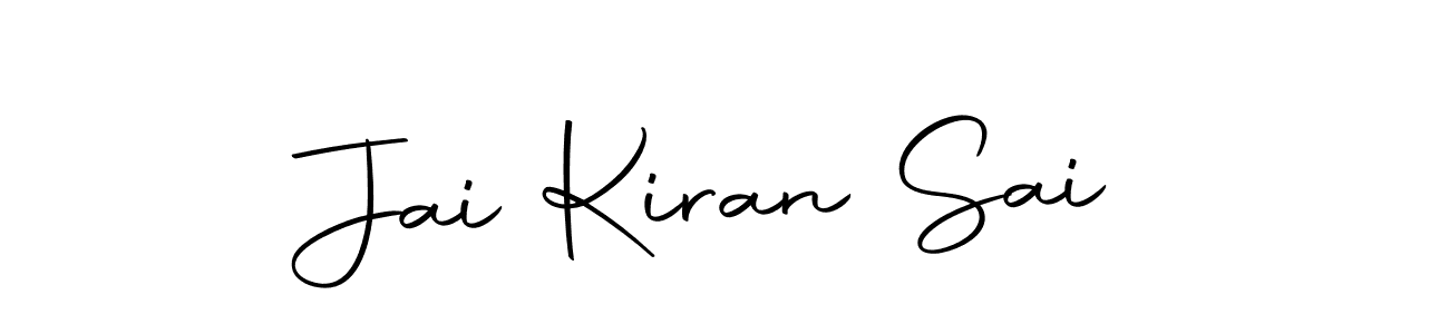 How to make Jai Kiran Sai name signature. Use Autography-DOLnW style for creating short signs online. This is the latest handwritten sign. Jai Kiran Sai signature style 10 images and pictures png