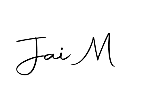 How to make Jai M signature? Autography-DOLnW is a professional autograph style. Create handwritten signature for Jai M name. Jai M signature style 10 images and pictures png