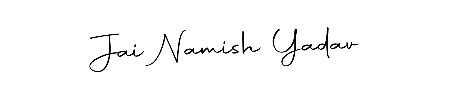 Make a beautiful signature design for name Jai Namish Yadav. With this signature (Autography-DOLnW) style, you can create a handwritten signature for free. Jai Namish Yadav signature style 10 images and pictures png