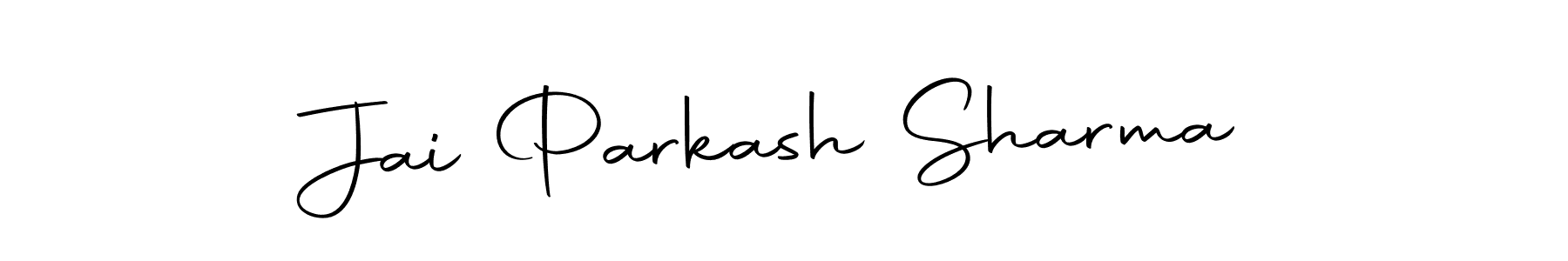 Design your own signature with our free online signature maker. With this signature software, you can create a handwritten (Autography-DOLnW) signature for name Jai Parkash Sharma. Jai Parkash Sharma signature style 10 images and pictures png