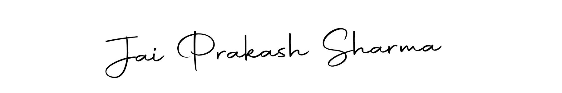 Create a beautiful signature design for name Jai Prakash Sharma. With this signature (Autography-DOLnW) fonts, you can make a handwritten signature for free. Jai Prakash Sharma signature style 10 images and pictures png