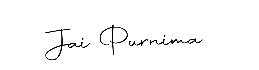 Create a beautiful signature design for name Jai Purnima. With this signature (Autography-DOLnW) fonts, you can make a handwritten signature for free. Jai Purnima signature style 10 images and pictures png