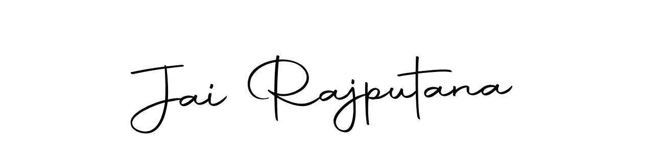 Use a signature maker to create a handwritten signature online. With this signature software, you can design (Autography-DOLnW) your own signature for name Jai Rajputana. Jai Rajputana signature style 10 images and pictures png
