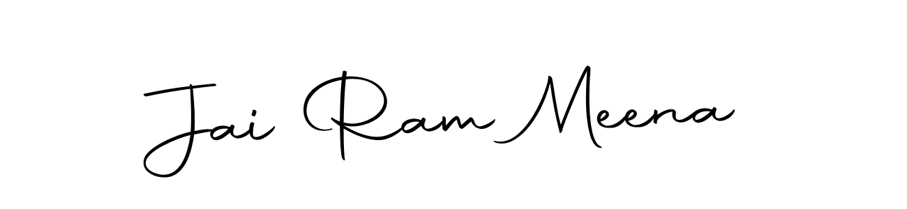 Create a beautiful signature design for name Jai Ram Meena. With this signature (Autography-DOLnW) fonts, you can make a handwritten signature for free. Jai Ram Meena signature style 10 images and pictures png