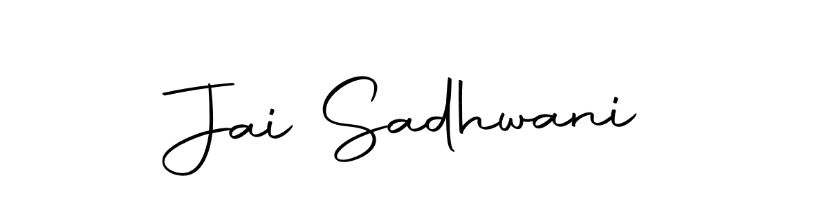 Design your own signature with our free online signature maker. With this signature software, you can create a handwritten (Autography-DOLnW) signature for name Jai Sadhwani. Jai Sadhwani signature style 10 images and pictures png