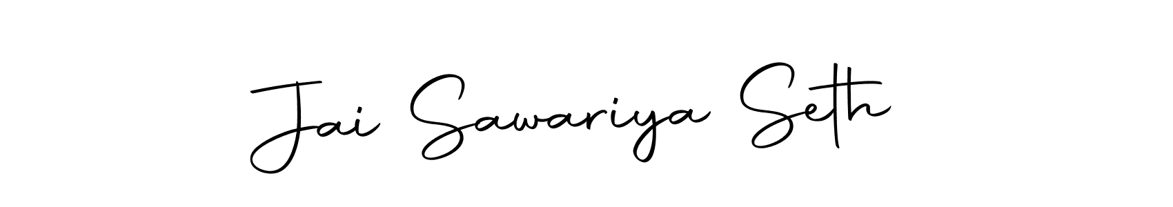 Make a beautiful signature design for name Jai Sawariya Seth. With this signature (Autography-DOLnW) style, you can create a handwritten signature for free. Jai Sawariya Seth signature style 10 images and pictures png