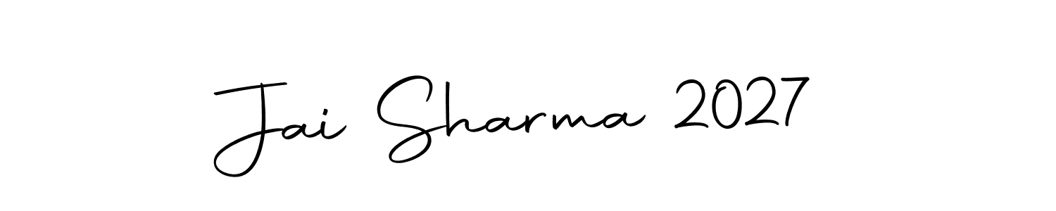 It looks lik you need a new signature style for name Jai Sharma 2027. Design unique handwritten (Autography-DOLnW) signature with our free signature maker in just a few clicks. Jai Sharma 2027 signature style 10 images and pictures png