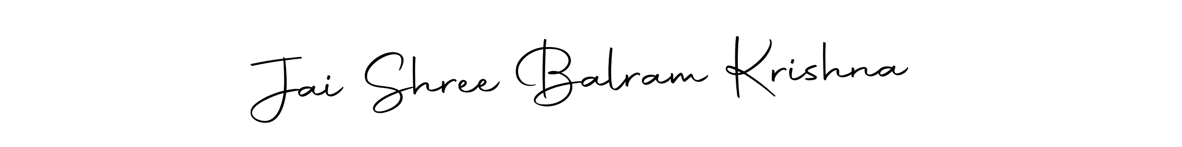 Use a signature maker to create a handwritten signature online. With this signature software, you can design (Autography-DOLnW) your own signature for name Jai Shree Balram Krishna. Jai Shree Balram Krishna signature style 10 images and pictures png