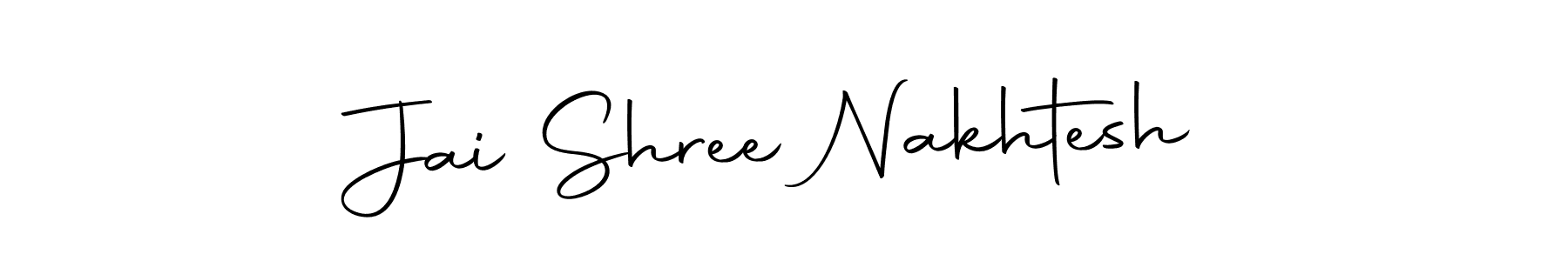 Jai Shree Nakhtesh stylish signature style. Best Handwritten Sign (Autography-DOLnW) for my name. Handwritten Signature Collection Ideas for my name Jai Shree Nakhtesh. Jai Shree Nakhtesh signature style 10 images and pictures png