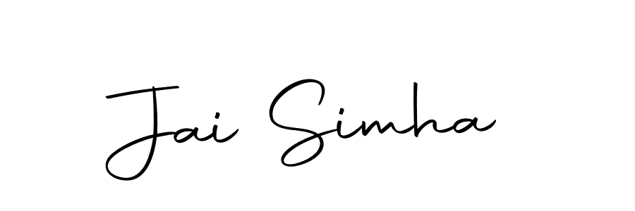 Jai Simha stylish signature style. Best Handwritten Sign (Autography-DOLnW) for my name. Handwritten Signature Collection Ideas for my name Jai Simha. Jai Simha signature style 10 images and pictures png