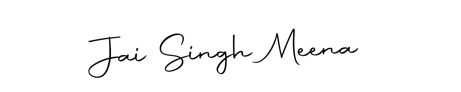 Create a beautiful signature design for name Jai Singh Meena. With this signature (Autography-DOLnW) fonts, you can make a handwritten signature for free. Jai Singh Meena signature style 10 images and pictures png