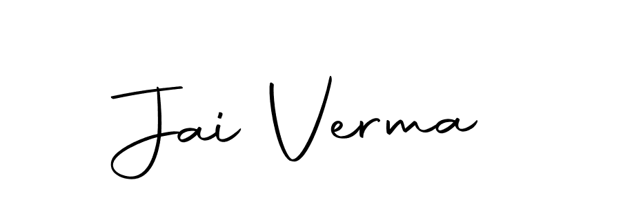 Make a beautiful signature design for name Jai Verma. With this signature (Autography-DOLnW) style, you can create a handwritten signature for free. Jai Verma signature style 10 images and pictures png