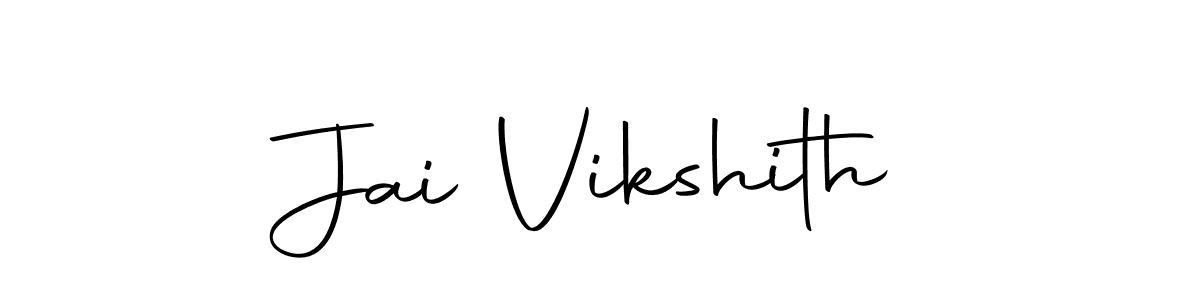 Create a beautiful signature design for name Jai Vikshith. With this signature (Autography-DOLnW) fonts, you can make a handwritten signature for free. Jai Vikshith signature style 10 images and pictures png