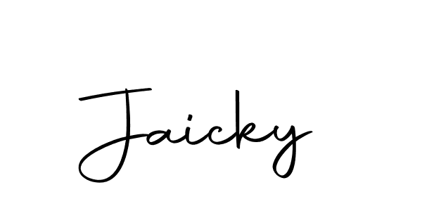 if you are searching for the best signature style for your name Jaicky. so please give up your signature search. here we have designed multiple signature styles  using Autography-DOLnW. Jaicky signature style 10 images and pictures png