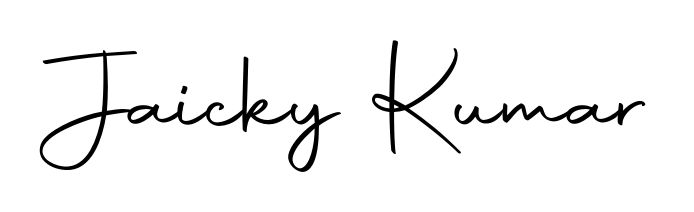 Design your own signature with our free online signature maker. With this signature software, you can create a handwritten (Autography-DOLnW) signature for name Jaicky Kumar. Jaicky Kumar signature style 10 images and pictures png