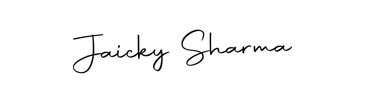 It looks lik you need a new signature style for name Jaicky Sharma. Design unique handwritten (Autography-DOLnW) signature with our free signature maker in just a few clicks. Jaicky Sharma signature style 10 images and pictures png