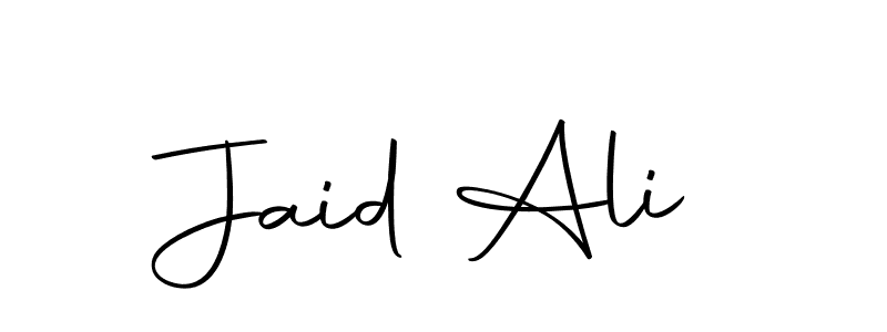 Design your own signature with our free online signature maker. With this signature software, you can create a handwritten (Autography-DOLnW) signature for name Jaid Ali. Jaid Ali signature style 10 images and pictures png