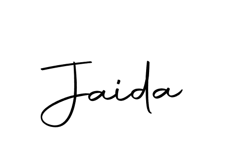 How to make Jaida signature? Autography-DOLnW is a professional autograph style. Create handwritten signature for Jaida name. Jaida signature style 10 images and pictures png