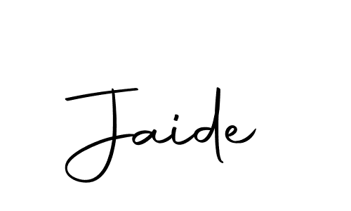 Make a beautiful signature design for name Jaide. Use this online signature maker to create a handwritten signature for free. Jaide signature style 10 images and pictures png