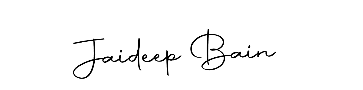 Design your own signature with our free online signature maker. With this signature software, you can create a handwritten (Autography-DOLnW) signature for name Jaideep Bain. Jaideep Bain signature style 10 images and pictures png