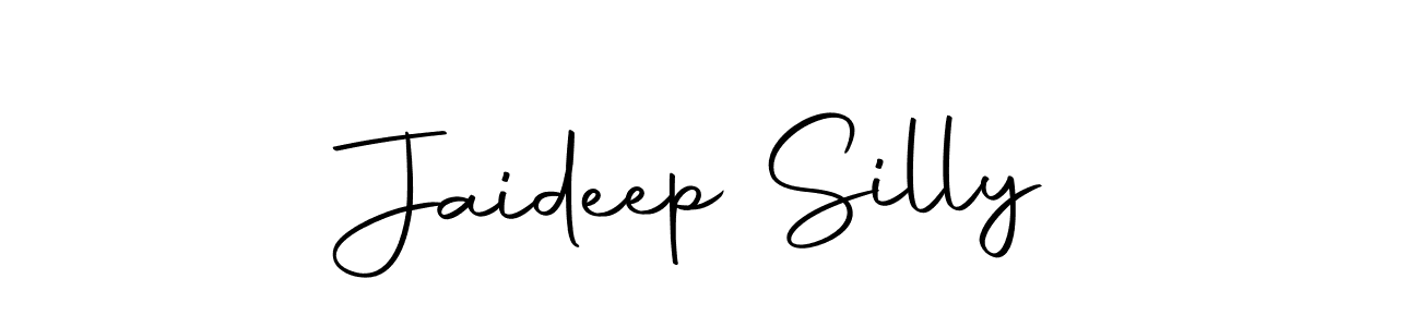 You can use this online signature creator to create a handwritten signature for the name Jaideep Silly. This is the best online autograph maker. Jaideep Silly signature style 10 images and pictures png