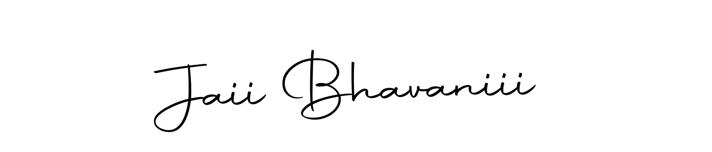 Create a beautiful signature design for name Jaii Bhavaniii. With this signature (Autography-DOLnW) fonts, you can make a handwritten signature for free. Jaii Bhavaniii signature style 10 images and pictures png